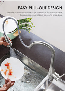 JOMOO Single Hole Pull-out Kitchen Faucet