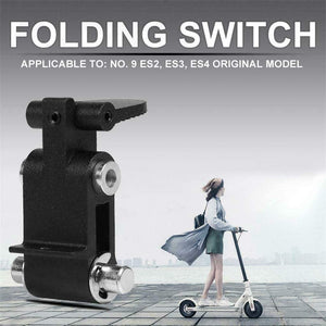 Folding Pedal Switch for Ninebot ES2 ES4, Electric Scooter Folding Mechanism Metal Switch Assembly